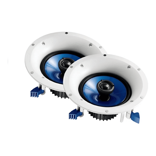 Bocinas de Plafón | 2 Vías | Residenciales | Woofer 8" | 140W | 8 Ohms | Color Blanco | Par