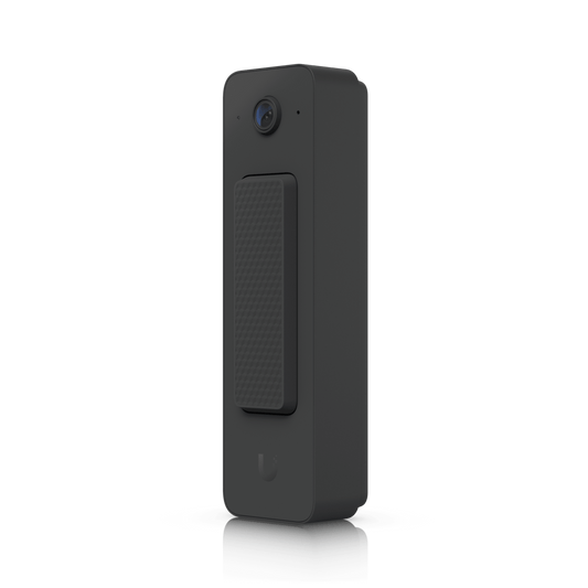 UVC Doorbell Lite – Videoportero Compacto 5 MP PoE con Visión Nocturna IR, Audio Bidireccional y Diseño Resistente al Clima, Color Negro