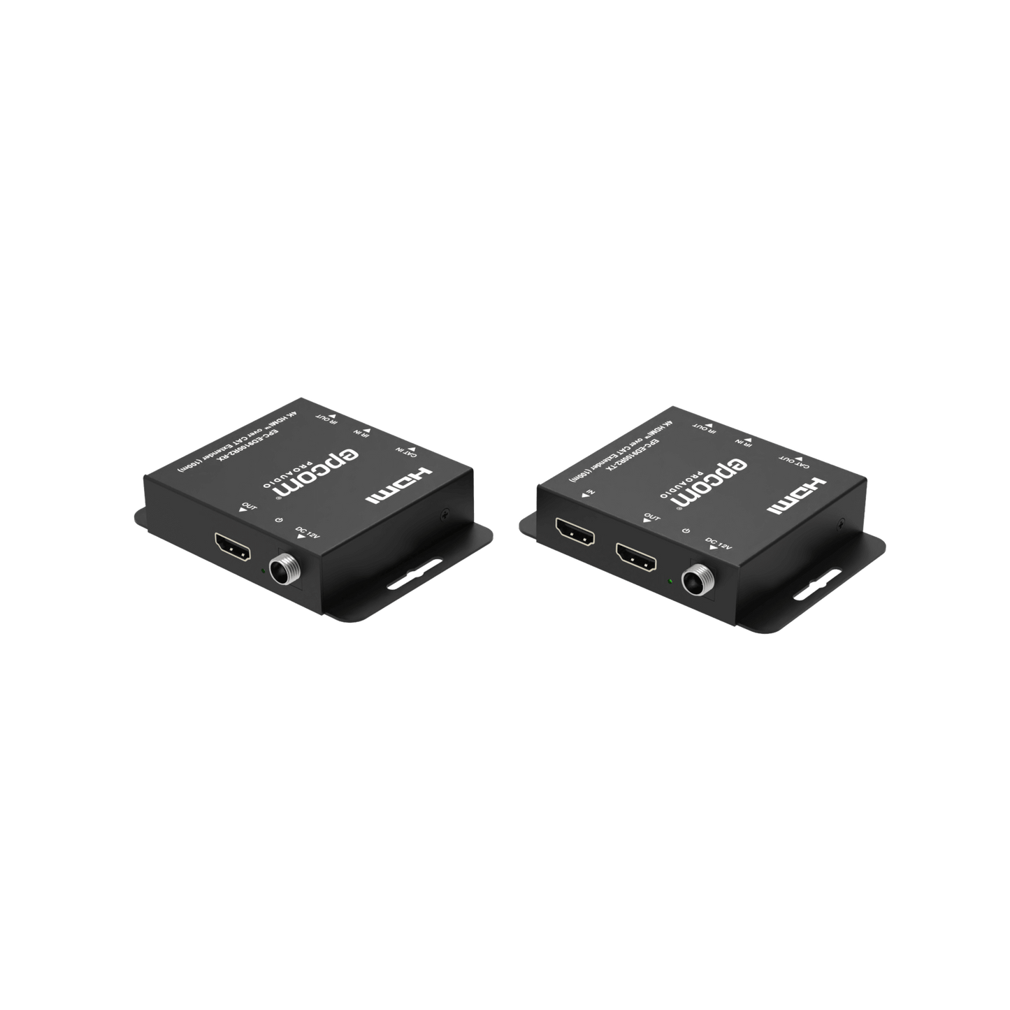 Kit Extensor HDMI | 4K30 hasta 100m | Cat6 | Transmisión sin Compresión | Soporta PoC Bidireccional | EDID y Audio 5.1CH