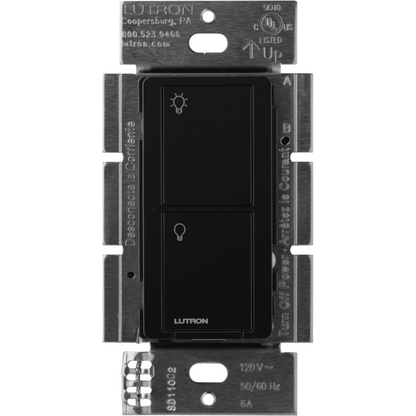 Interruptor inteligente de pared on/off, requiere cable neutro, control remoto vía app y Pico, Caseta Wireless