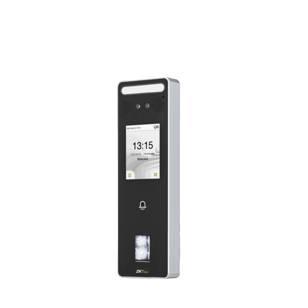 Terminal Biom�trica Facial / 500 Rostros 3,000 Huellas / Pantalla 2.4" / IP65 / ADMS / ZKBio Zlink