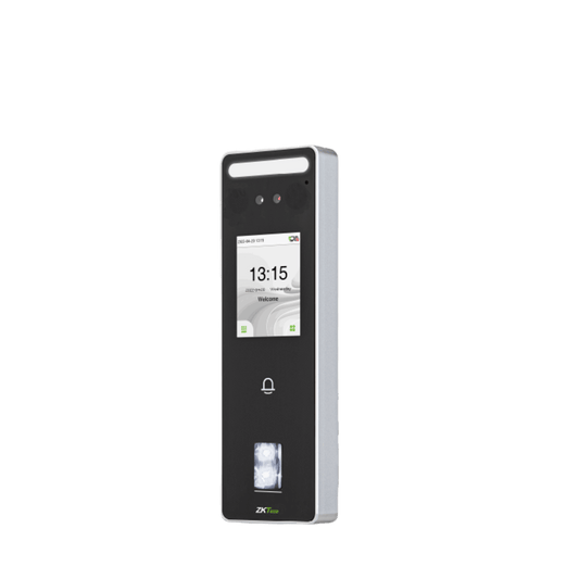 Terminal Biom�trica Facial / 500 Rostros 3,000 Huellas / Pantalla 2.4" / IP65 / ADMS / ZKBio Zlink