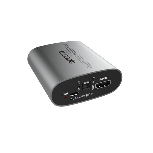 Extractor eARC HDMI | 18 Gbps | Audio Digital | Compatibilidad 4K HDR | Diseño Compacto