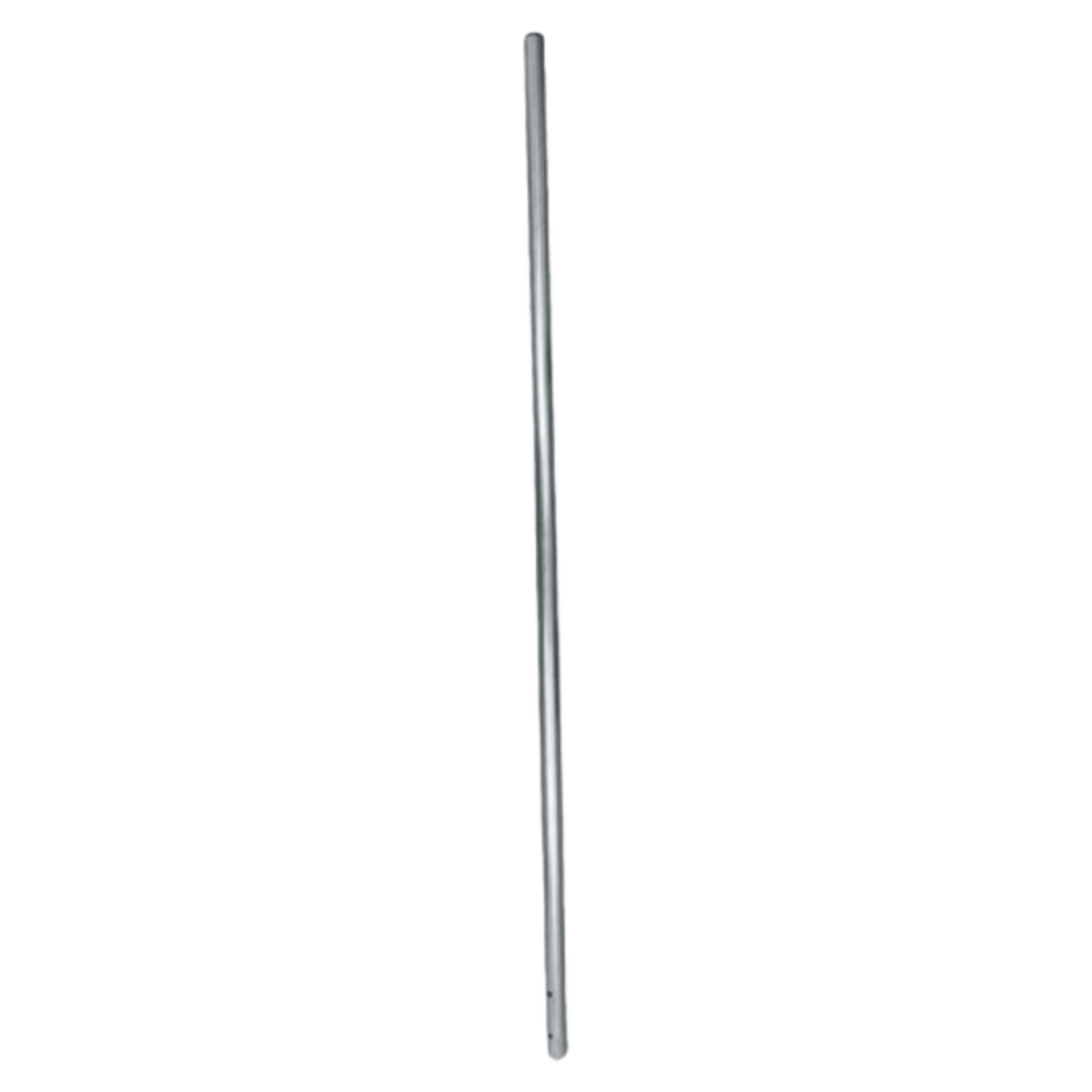 Poste de Esquina / Tubo de Acero Galvanizado / Diámetro 1" / Longitud 120 cm / Espacio para 5 Aisladores Esquina / Sin pintar / Peso 0.8 KG