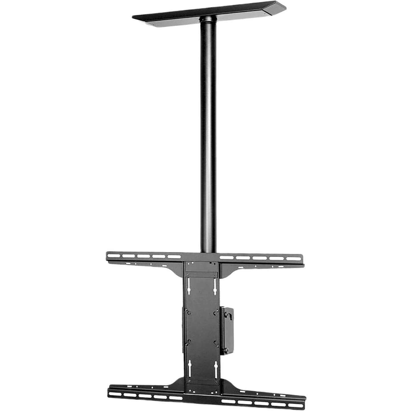 Soporte de techo universal para Pantallas de 32" a 90" / Capacidad de Carga 68.2 kg / Patrón de Montaje hasta 600 x 400 mm / Columna de Aluminio de 36" / Inclinación Ajustable -5° a 20°