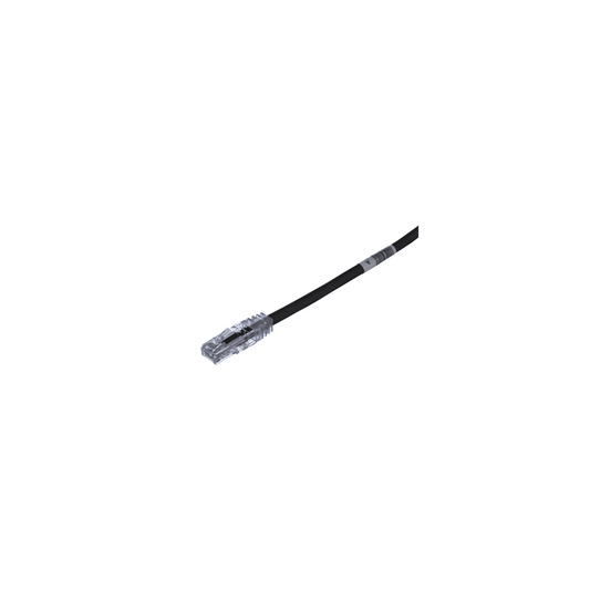 Cable de Parcheo TX6, UTP Cat6, 24 AWG, CM, Color Negro, 15.24 Metros (50 Pies)