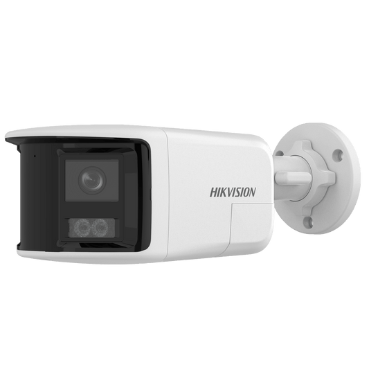 CÁMARA RED BALA FIJA INTELIGENTE HÍBRIDA 6 MP / LUZ SMART HYBRID LARGO ALCANCE / 180° CAMPO DE VISIÓN / COMPRESIÓN H.265+ / ALMACENAMIENTO SD 512 GB / EXTERIOR IP67 / AUDIO BIDIRECCIONAL / ALARMA ESTROBOSCÓPICA / DET