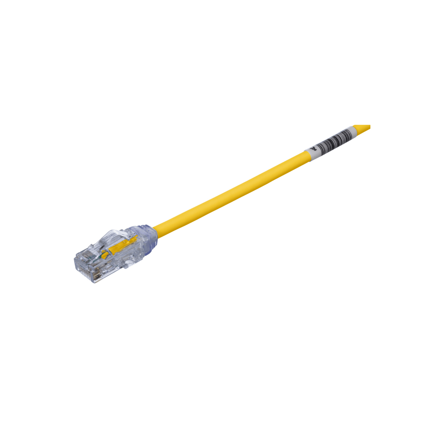 Cable de Parcheo UTP Cat6A, CM/LSZH, Di�metro Reducido (28AWG), Color Amarillo, 4.57 Metros (15 Pies)
