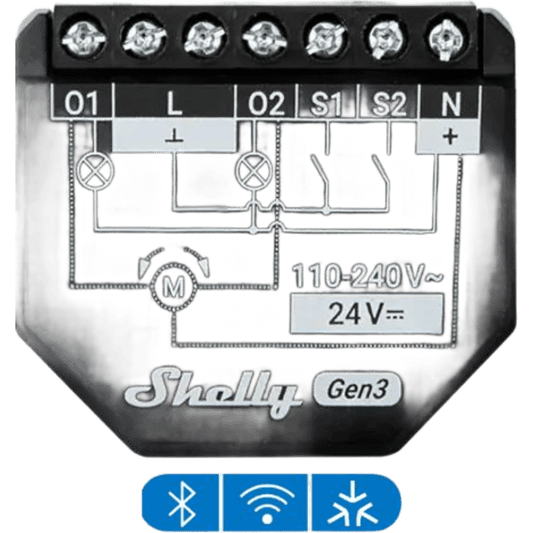 Apagador inteligente Wifi 2.4 / 2 canales  Para apagador doble / 10A por canal / Compatible con asistentes de voz
