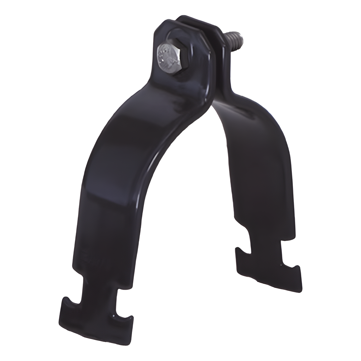 Abrazadera Unicanal con Recubrimiento de PVC de 3/4" (19 mm).