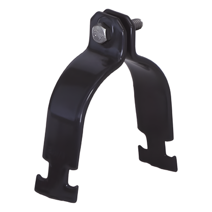 Abrazadera Unicanal con Recubrimiento de PVC de 3/4" (19 mm).