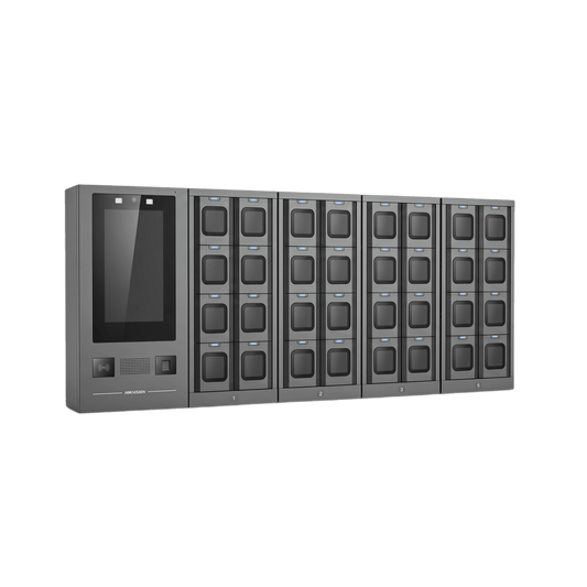 Estación de Descarga para Cámaras Bodycam HIKVISION / Pantalla Touch 13.3" / Conector Tipo C / Incluye 1 HDD de 2 TB (Soporta 4 HDD de 8 TB)
