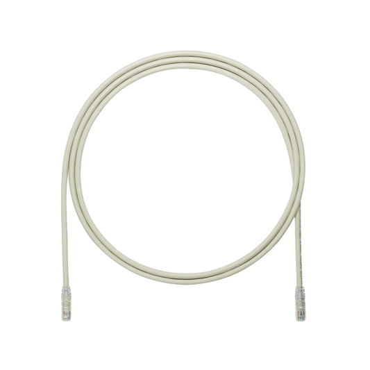 Cable de Parcheo UTP, Cat6A, 24 AWG, CM, Color Gris, 0.91 Metros (3 Pies)