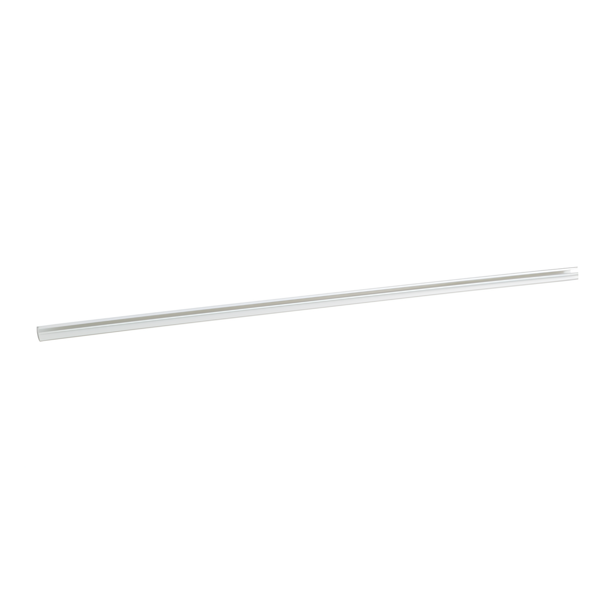 Canaleta LD3 de PVC rígido, con cinta adhesiva para instalación sin herramientas, 19.6 x 12 x 1828.8 mm, Color Blanco
