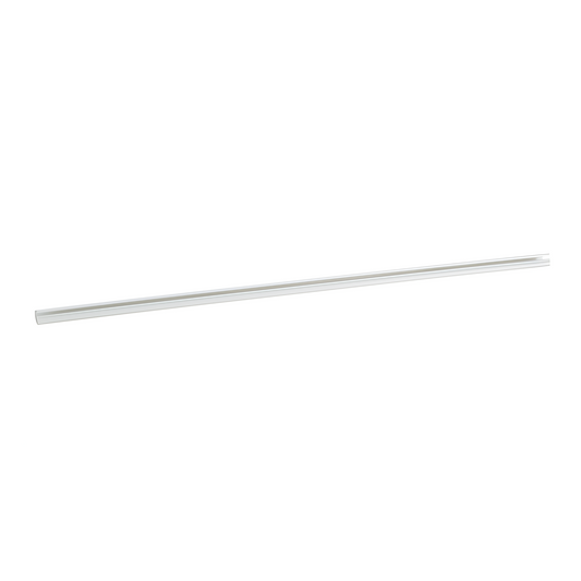 Canaleta LD3 de PVC rígido, con cinta adhesiva para instalación sin herramientas, 19.6 x 12 x 1828.8 mm, Color Blanco