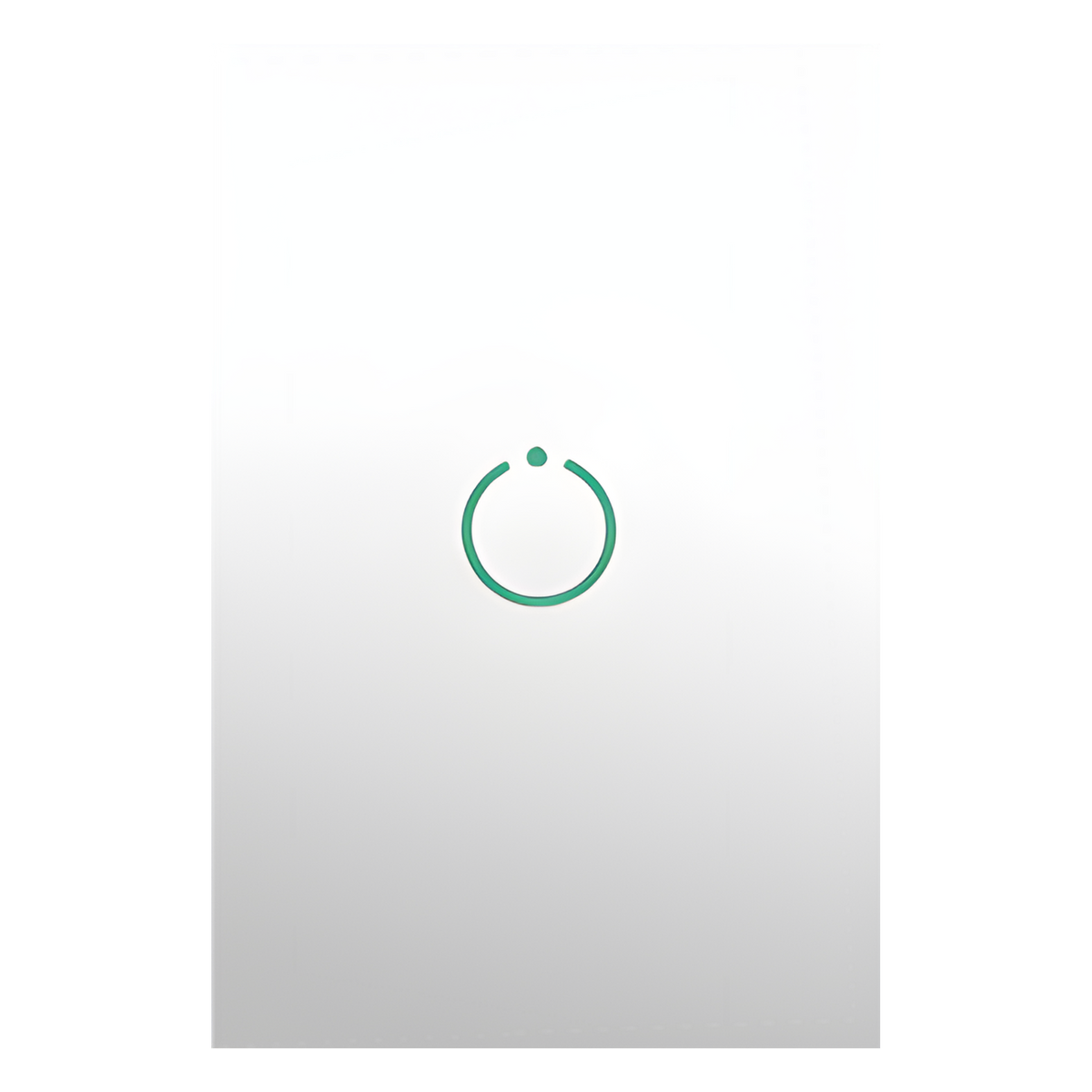 (ZWAVE) Interruptor On/Off panel táctil touch inalámbrico Zwave Plus 1 boton. Compatible con Hubitat HC8, Álula  M2M, otro