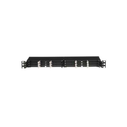 Panel de Distribuci�n de Fibra �ptica, Acepta 18 Cassettes HD Flex en 4 Espacios, Hasta 144 Fibras, 1 UR