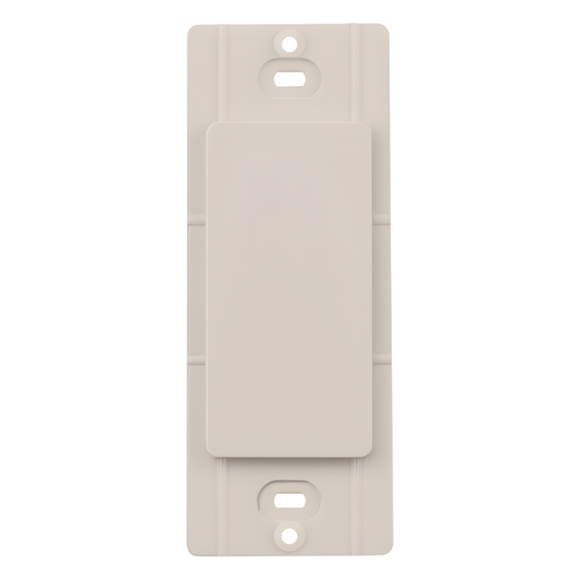 Inserto ciego para placa de pared Claro, acabado satinado, color Taupe, línea Lutron