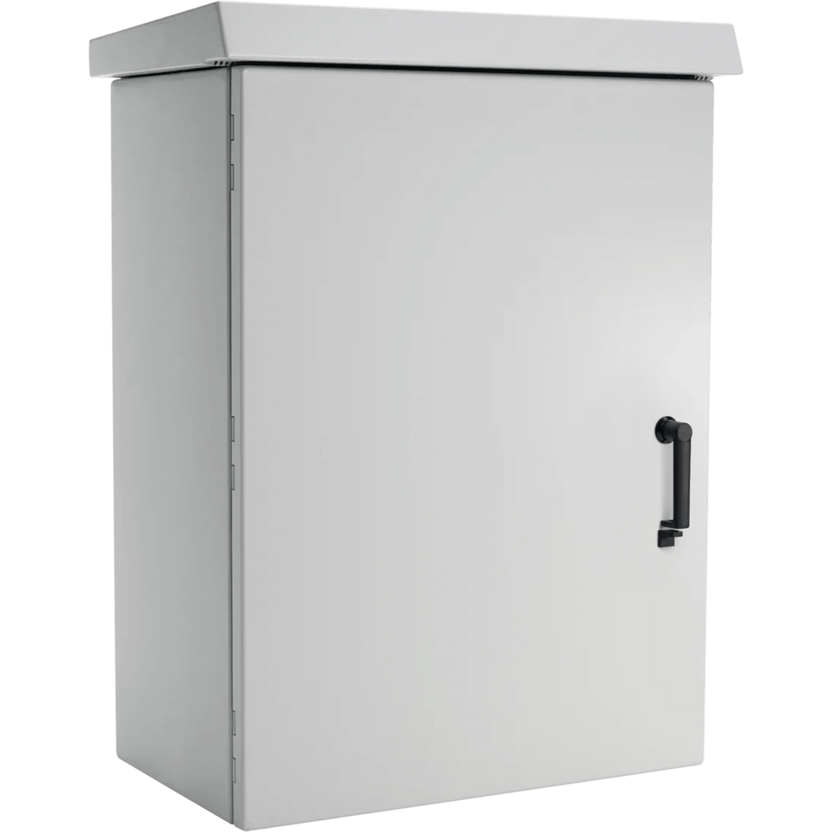 Gabinete Para Exterior OSP ComLine de 12 UR, 600 mm de Ancho, 500 mm de Profundidad De Aluminio, Color Gris Claro Con Protección NEMA 4/12/4X/3/3R; IP66