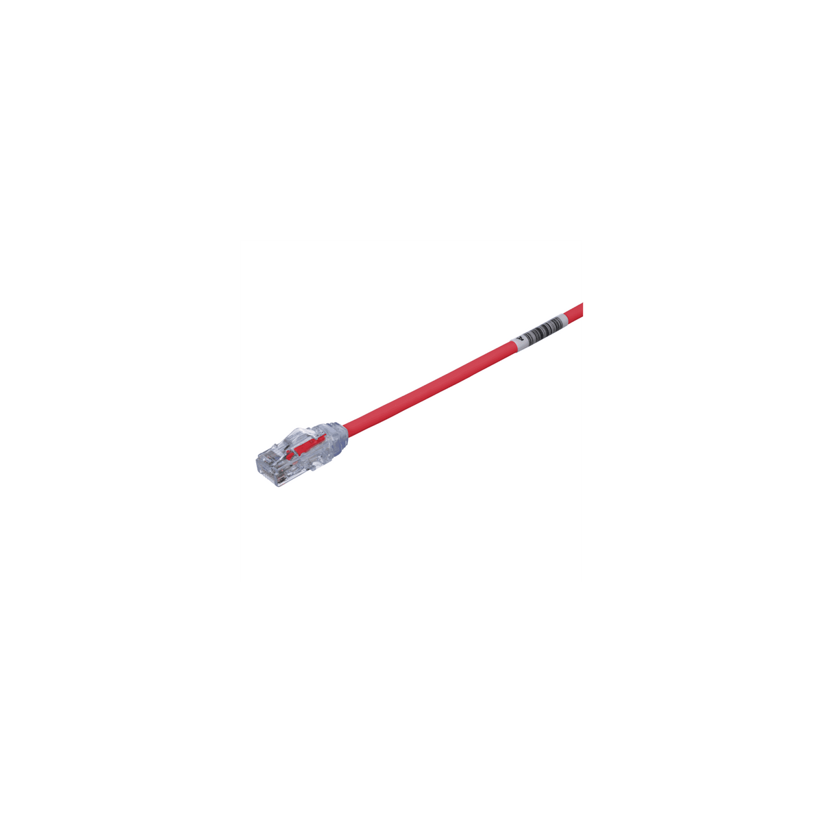 Cable de Parcheo UTP Cat6A, CM/LSZH, Di�metro Reducido (28AWG), Color Rojo, 4.57 Metros (15 Pies)