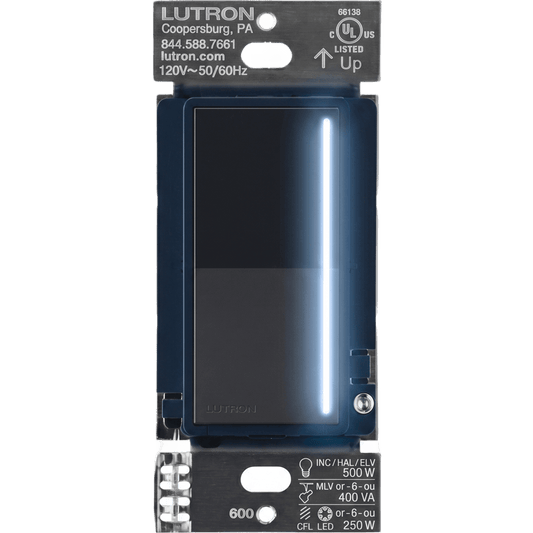 (RadioRa3) Atenuador táctil Sunnata Dimmer PRO color deep sea, requiere cable neutro / soporta 250W LED