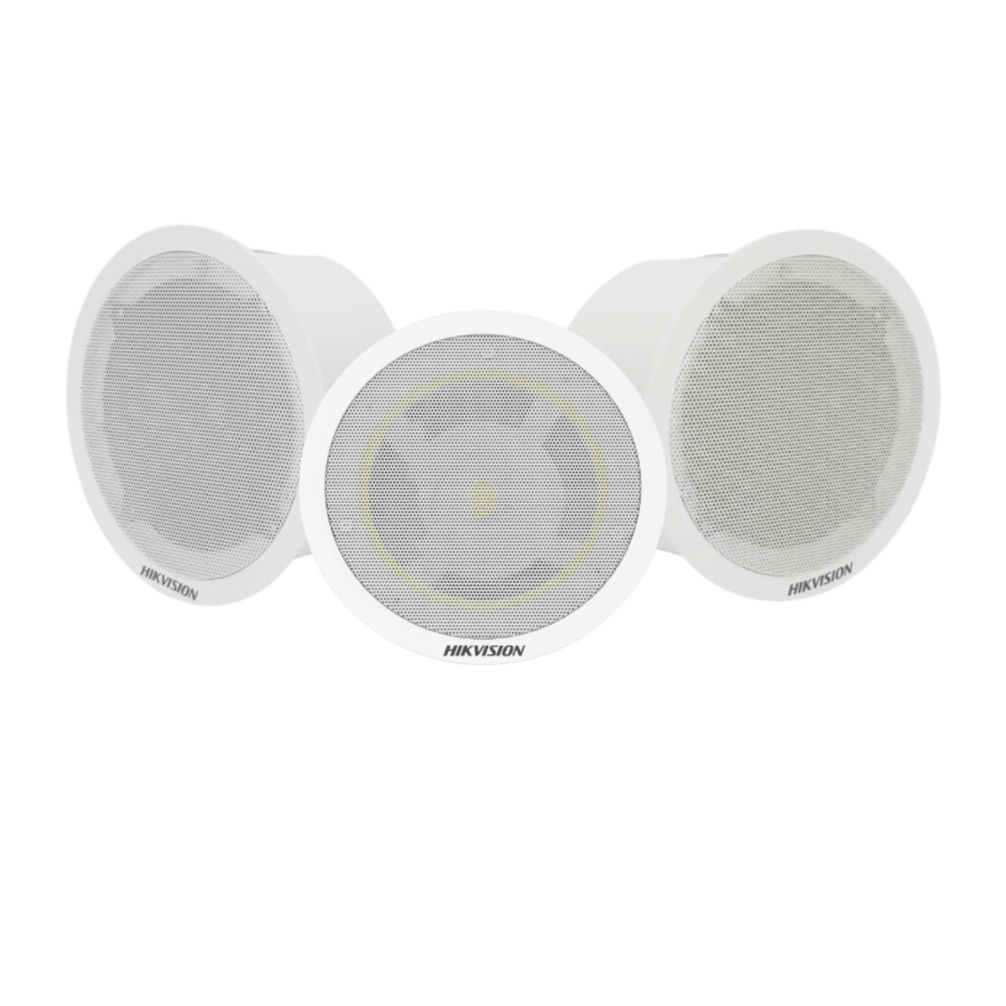 Kit Altavoz principal y 2 bocinas secundarias, solo alimenta la principal  | Bluetooth |  Hik-Connect | Musical Ambiental | Voceo | Calendarización de audios