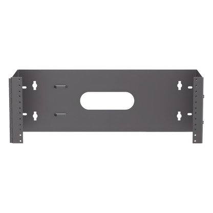 Rack Abierto de Instalación en Pared con Bisagras, Profundidad de 159 mm, 19 in de Ancho, 4 UR, Color Negro