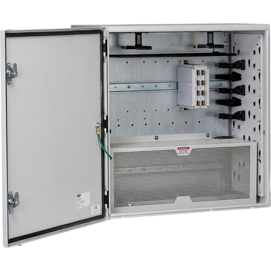 Gabinete de Zona de Instalación en Pared, Uso Industrial con Clasificación UL tipo IP66 y 4/12/4X, de 610 x 295 x 610 mm, de Acero, Color Gris