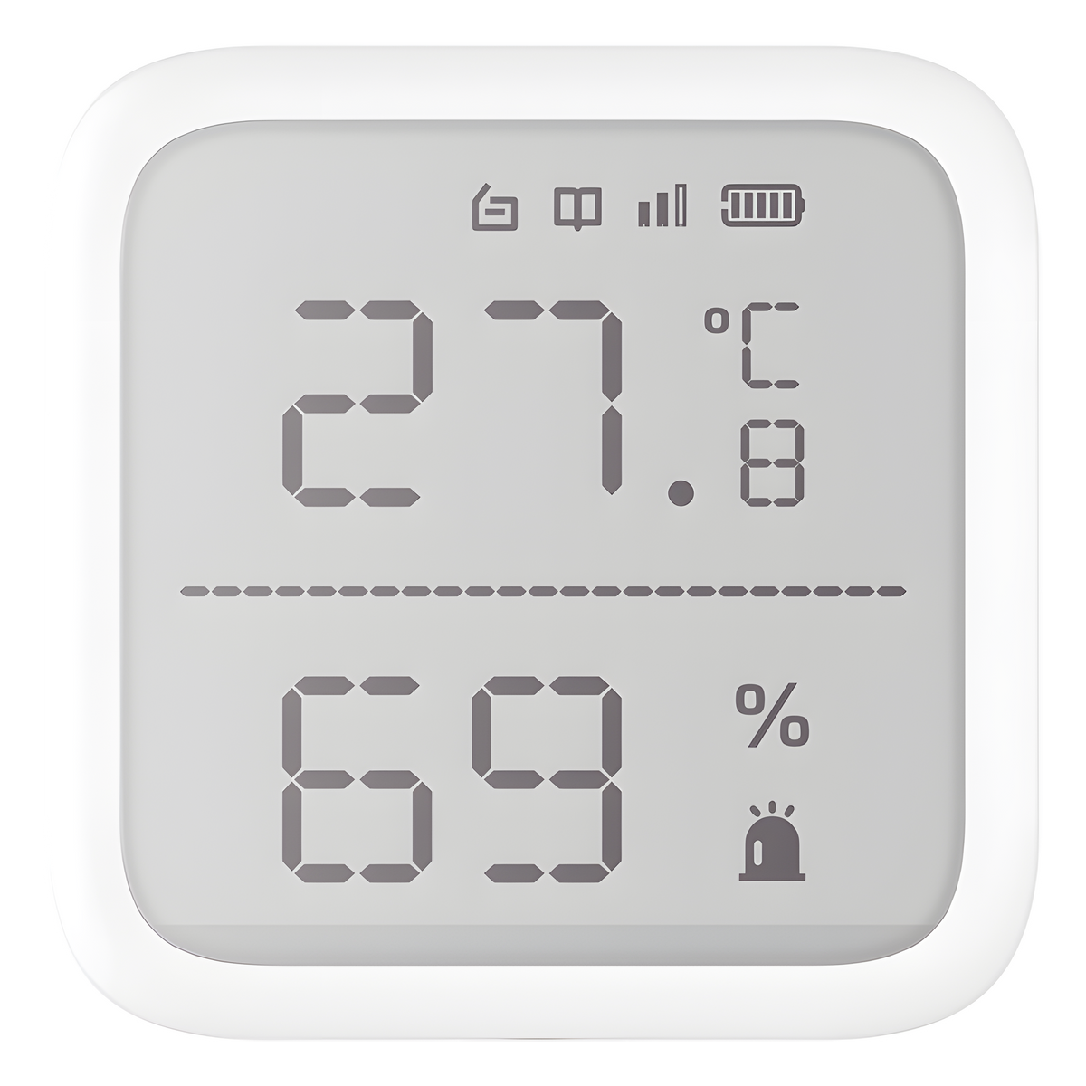 (AX PRO) Detector de Temperatura y Detector de Humedad Inalámbrico / 2.7" de Tamaño / Uso en Interior / Rango de Detección desde  -35°C hasta 99°C