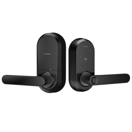 Cerradura Inteligente Wi-Fi / Escáner de Huella Digital / Teclado Táctil / Compatible con App / 8 Baterías AA / Puerta Interior y Exterior / Función Normalmente Abierto / FCC Clase B