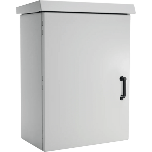 Gabinete Para Exterior OSP ComLine De 25 UR, 700 mm de Ancho, 600 mm de Profundidad, De Aluminio, Color Gris Claro Con Protección NEMA 4/12/4X/3/3R; IP66,