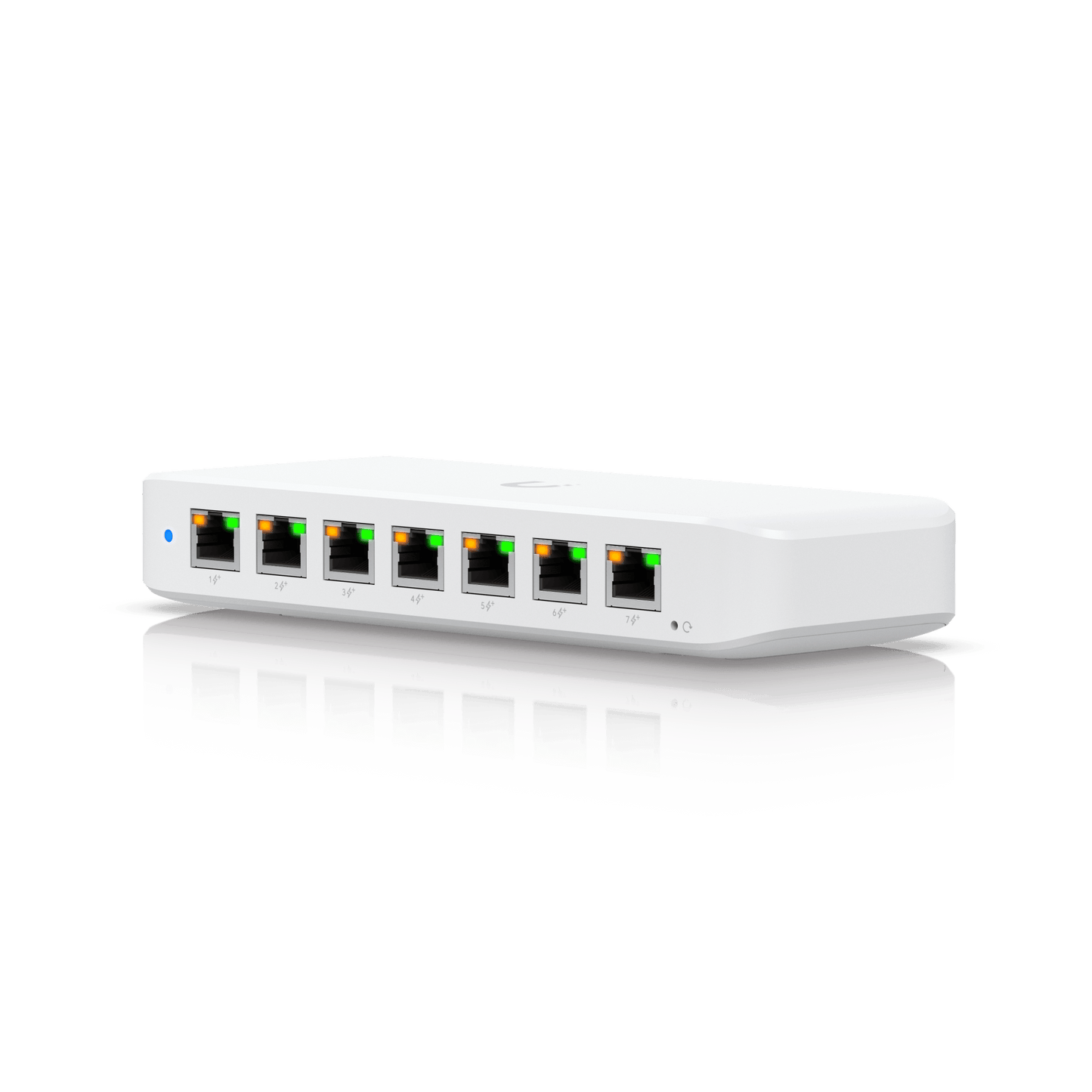 USW Ultra 60W Switch de 8 Puertos GbE (7 Puertos PoE+ y 1 Puerto Entrada PoE++) con Opciones de Montaje Versátiles