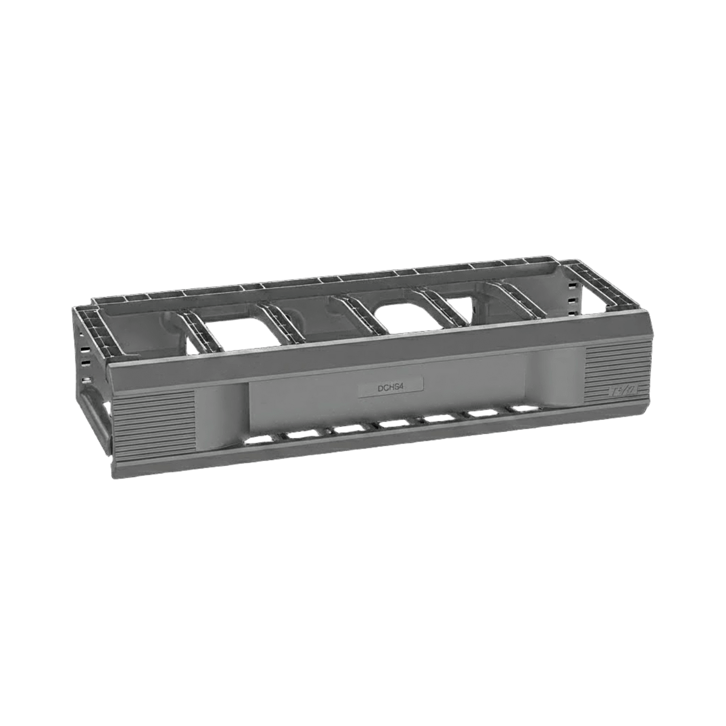 Organizador de Cables Horizontal CableTek, Sencillo (Solo Frontal), Para Rack de 19in, 1 UR