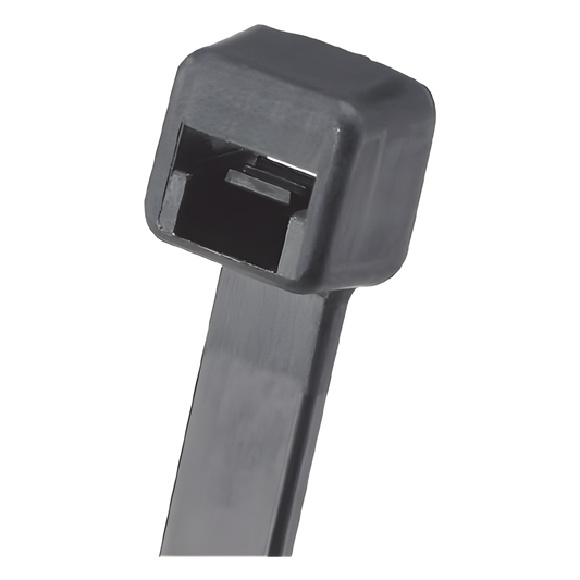 Cincho de Nylon 6.6, Color Negro, 292mm largo x 4.8mm ancho, Sección Transversal Estándar, Paquete de 1000 Piezas