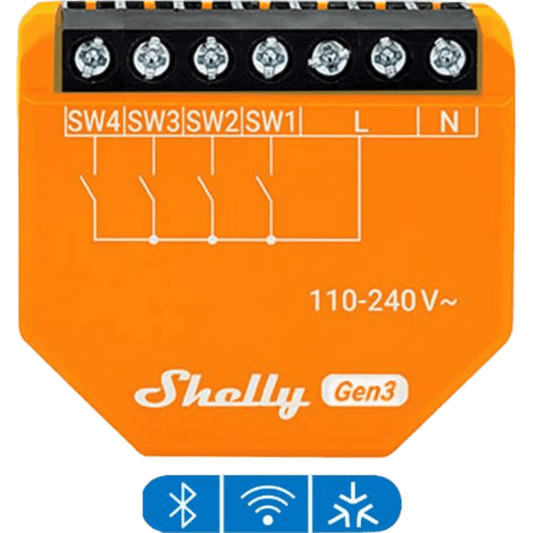Controlador de Cuatro Entradas Digitales / WIFI/ Residencial / Nube P2P y control local / Google Nest / Alexa