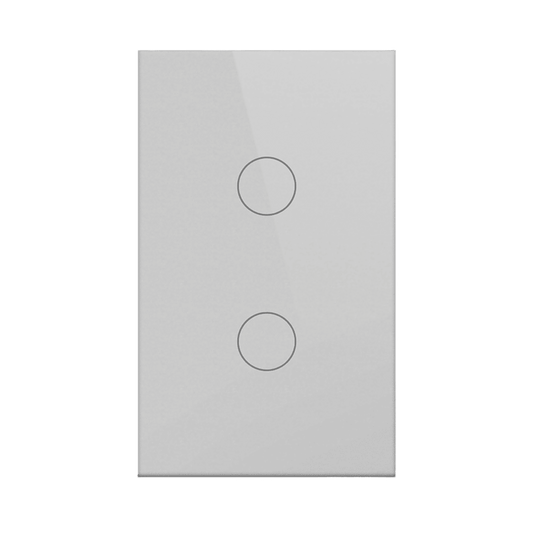 (ZigBee) Apagador switch inalámbrico ZigBee . Cable Neutro Opcional, control de 2 regresos de carga, 110V