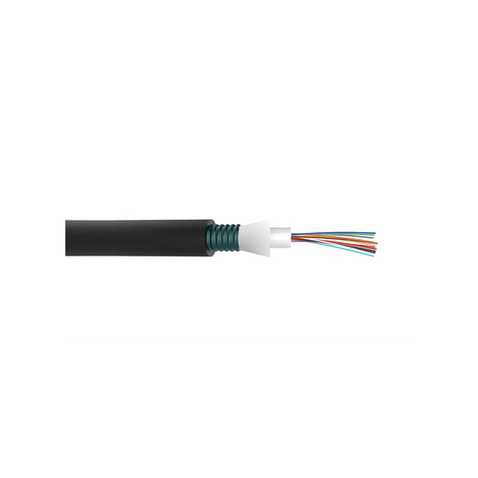 Cable de Fibra �ptica de 24 Hilos, Monomodo OS2, Interior/Exterior, Armada, Loose Tube 250um, OFCP (Plenum), Precio Por Metro