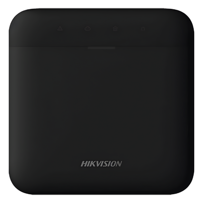 (AX PRO) Panel de Alarma Inalámbrico de Hikvision / Color Negro / Soporta 48 Zonas / Wi-Fi y Ethernet / Incluye Batería de respaldo / Compatible con los Accesorios AX PRO