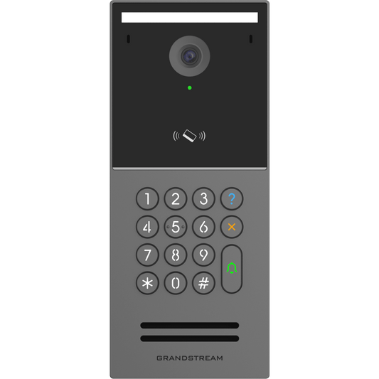 Videoportero IP Inteligente GDS3725 / 2K Ultra HD 1080p / Ángulo 127° / IA ISP con Análisis de Comportamiento / Lector RFID IC-ID NFC / Múltiples Métodos de Apertura / PoE Integrado / Protección IP66 IK10 / Interoper