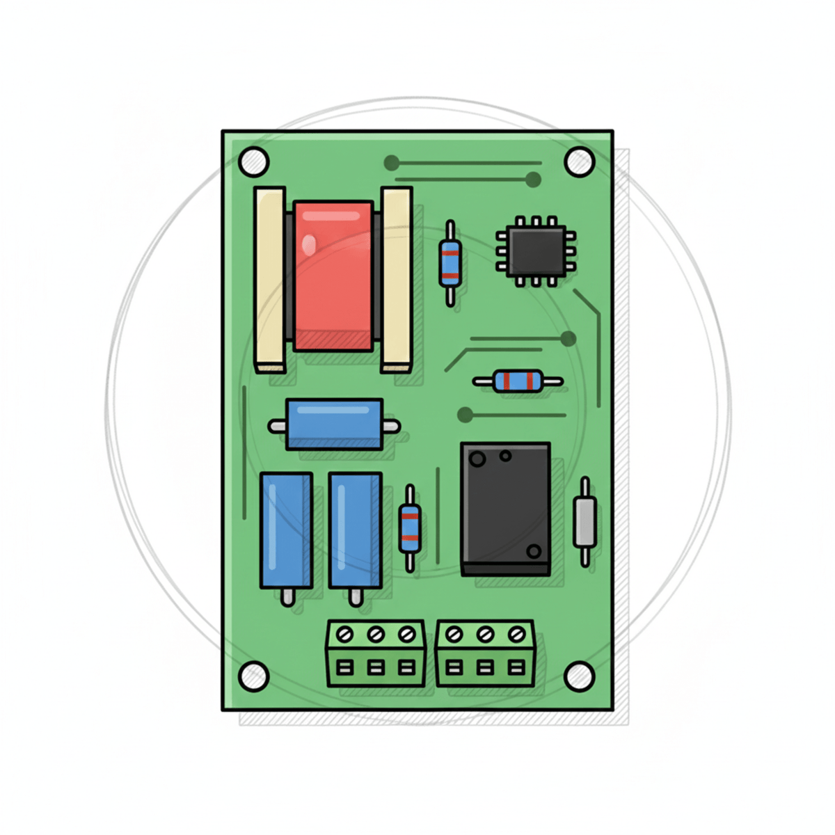 Tarjeta electronica principal para torniquete DSK3B801L/M