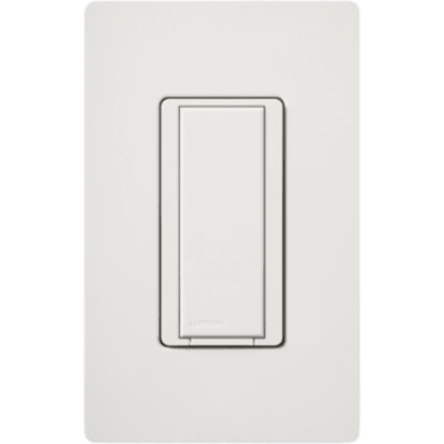 Interruptor accesorio Maestro para control multi-ubicación de luz o ventilador, encendido y apagado con un toque, requiere interruptor electrónico Maestro, color blanco