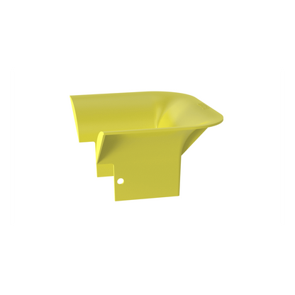 Accesorio de Control de Radio de Curvatura, Para Bajadas de Cable con Canaletas FiberRunner 4x4, Color Amarillo