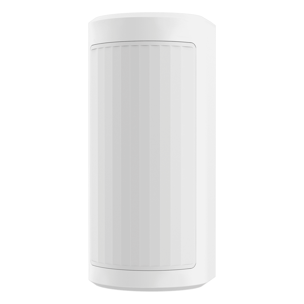 Detector PIR Doble Exterior IP65 / Rango de Detección 18 m (59 ft) / Ángulo de Cobertura 90° / Inmunidad a Mascotas 24 kg / 118 Zonas / Hikvision AX Hybrid PRO