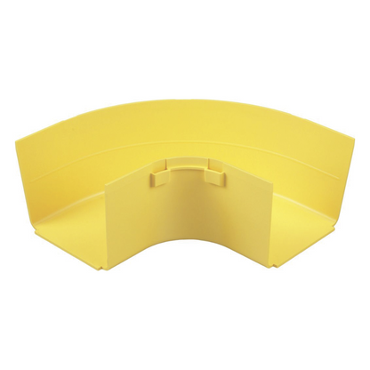 Ángulo Recto a 90º Horizontal, Para Canaletas FiberRunner™ 4X4, Color Amarillo