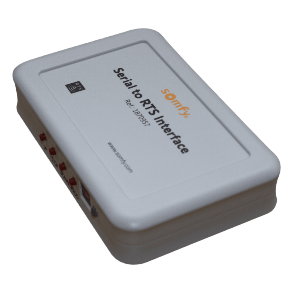 Traductor Universal Somfy Connect, integre SOMFY con el sistema de control de iluminación RadioRA2 de LUTRON.