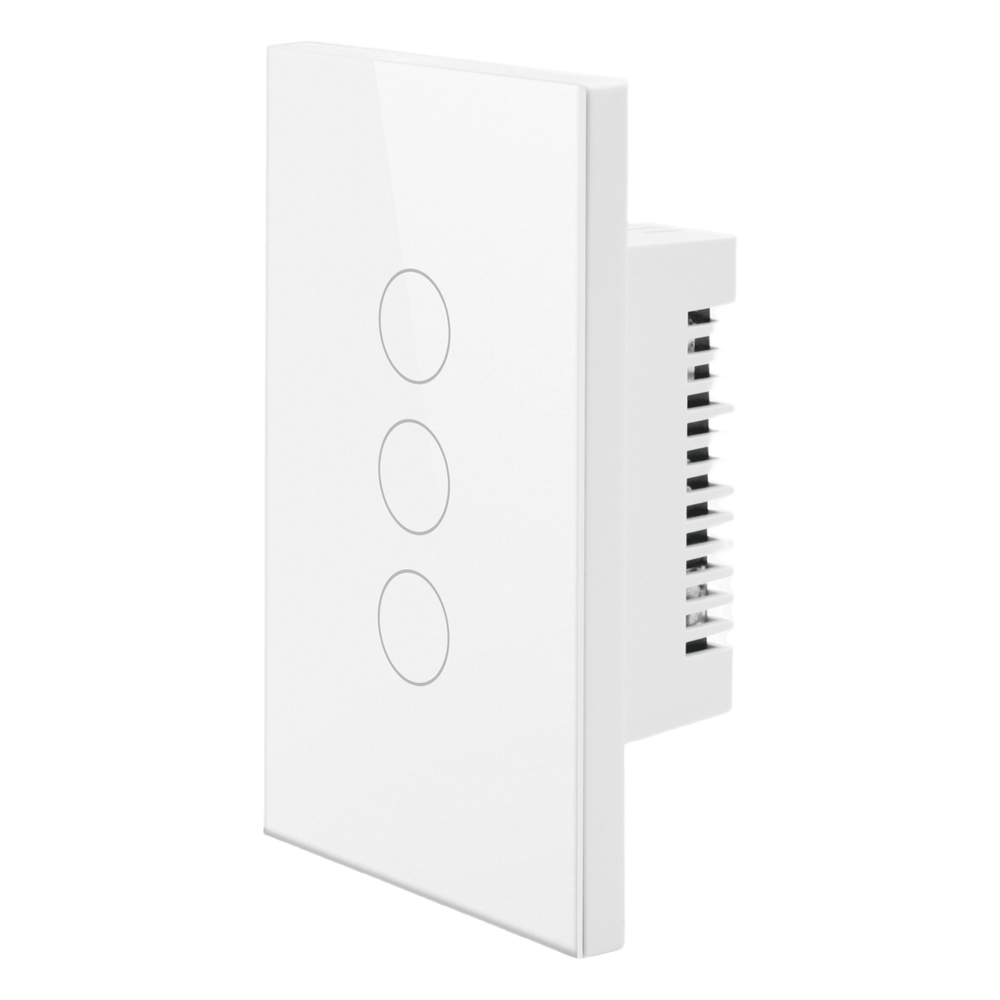 (Wifi) Apagador switch inalámbrico WIFI, control de 3 regresos de carga, 110V