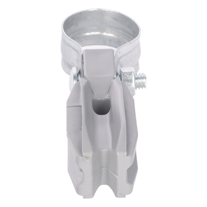 Aislador de Paso o Esquina con Abrazadera / 1 Pulgada (25 mm) / Resina Virgen 100% / Anti-Arqueo / Acero Galvanizado / Poste Cerco Eléctrico
