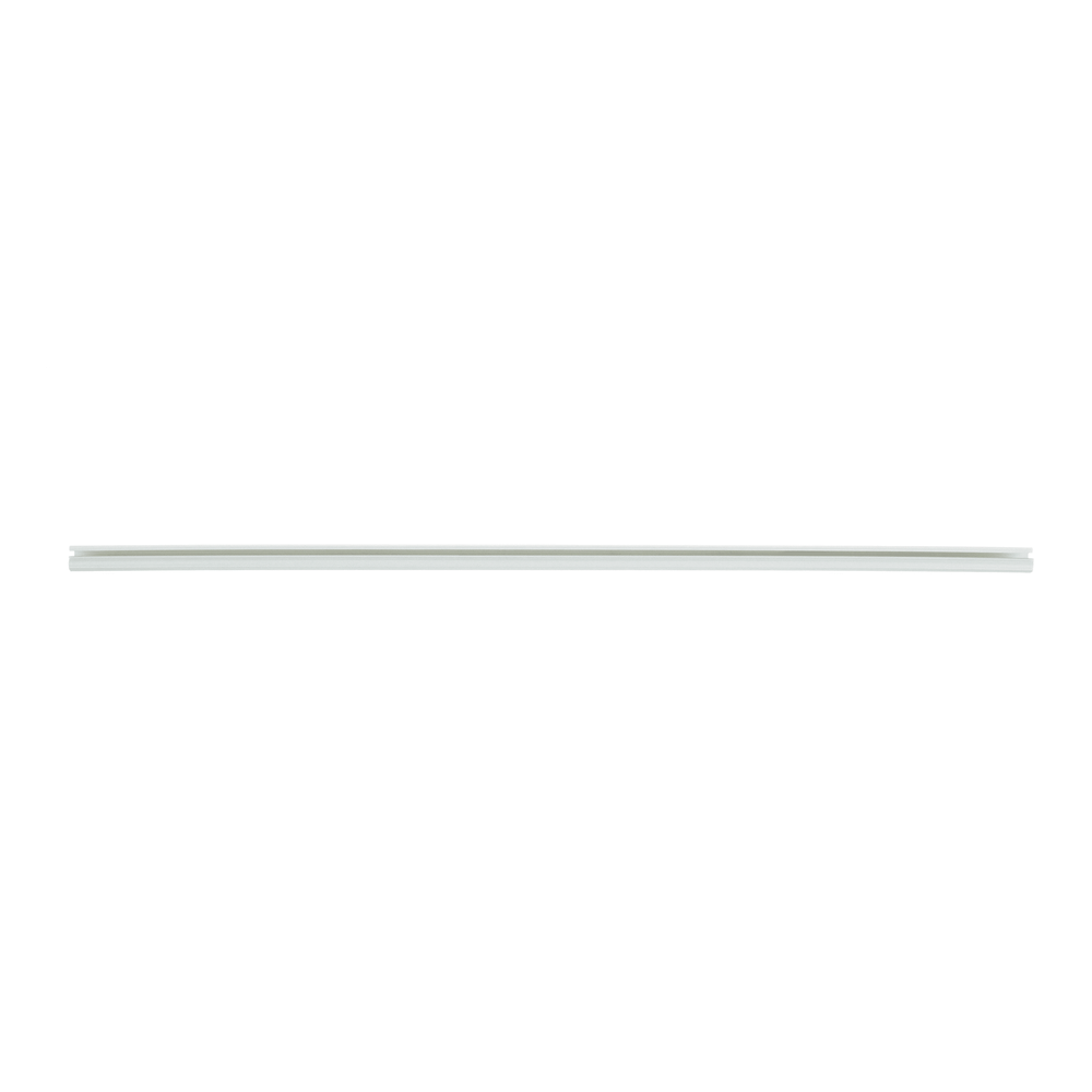 Canaleta LD3 de PVC rígido, con cinta adhesiva para instalación sin herramientas, 19.6 x 12 x 1828.8 mm, Color Blanco