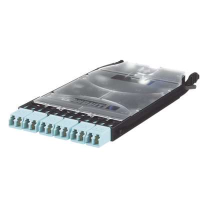 Cassette HD Flex? Con 6 Puertos LC Duplex (12 Fibras), Para Fibra Multimodo OM3, Color Azul