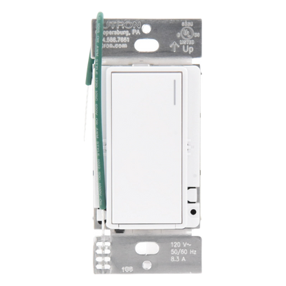 Apagador auxiliar Sunnata de pared para control de 3 vías o escalera, 120 V, compañero cableado del apagador principal del sistema RadioRA 3, color blanco brillante (White)